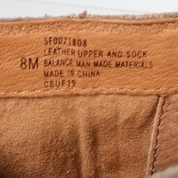 Sofft Tilton Booties Women Size 8 Leather Suede Gray Bronze Side Zip SF0021808 - Picture 12 of 13